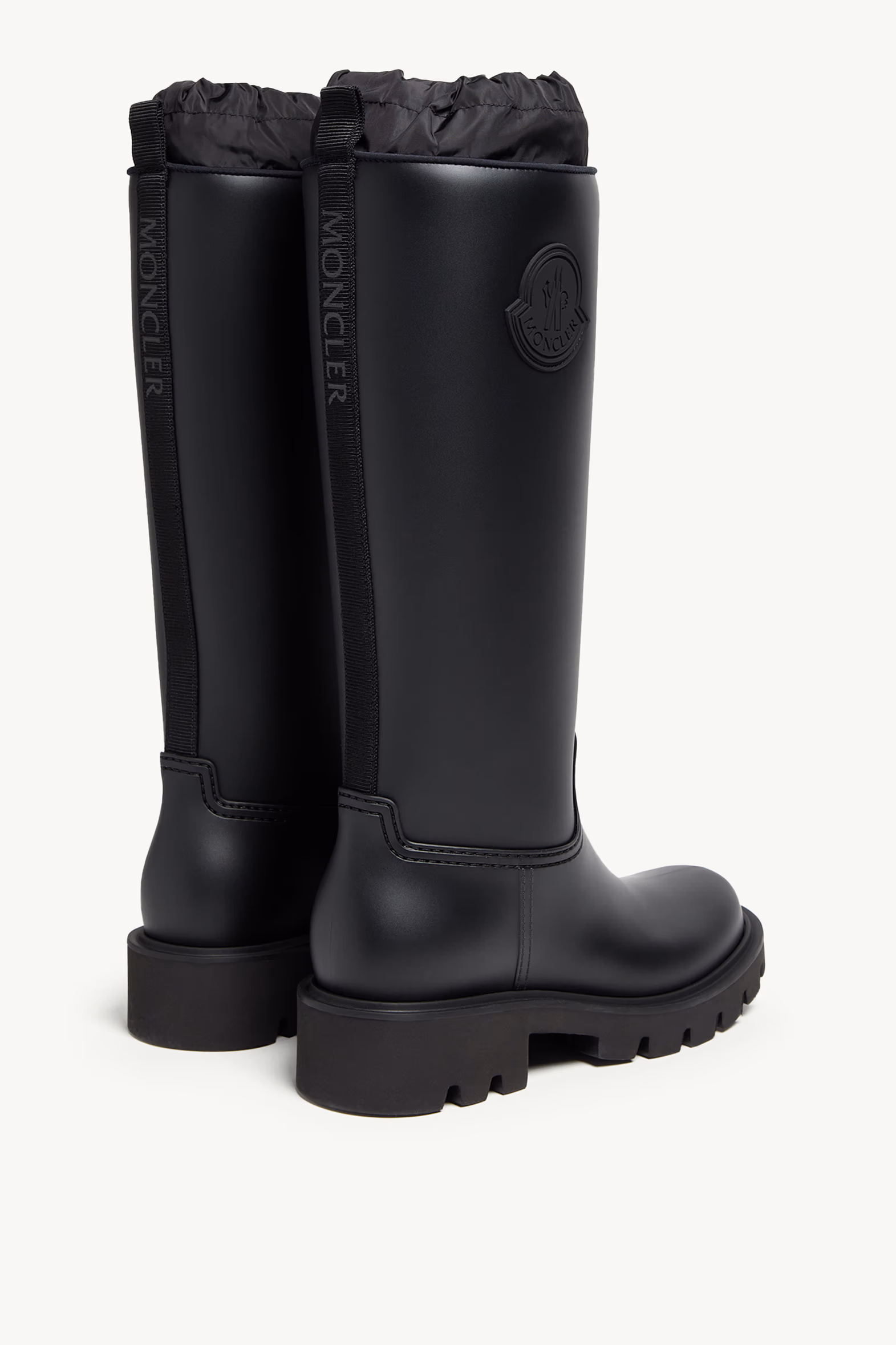 Kickstream High Rain Boots Women Black Moncler 5